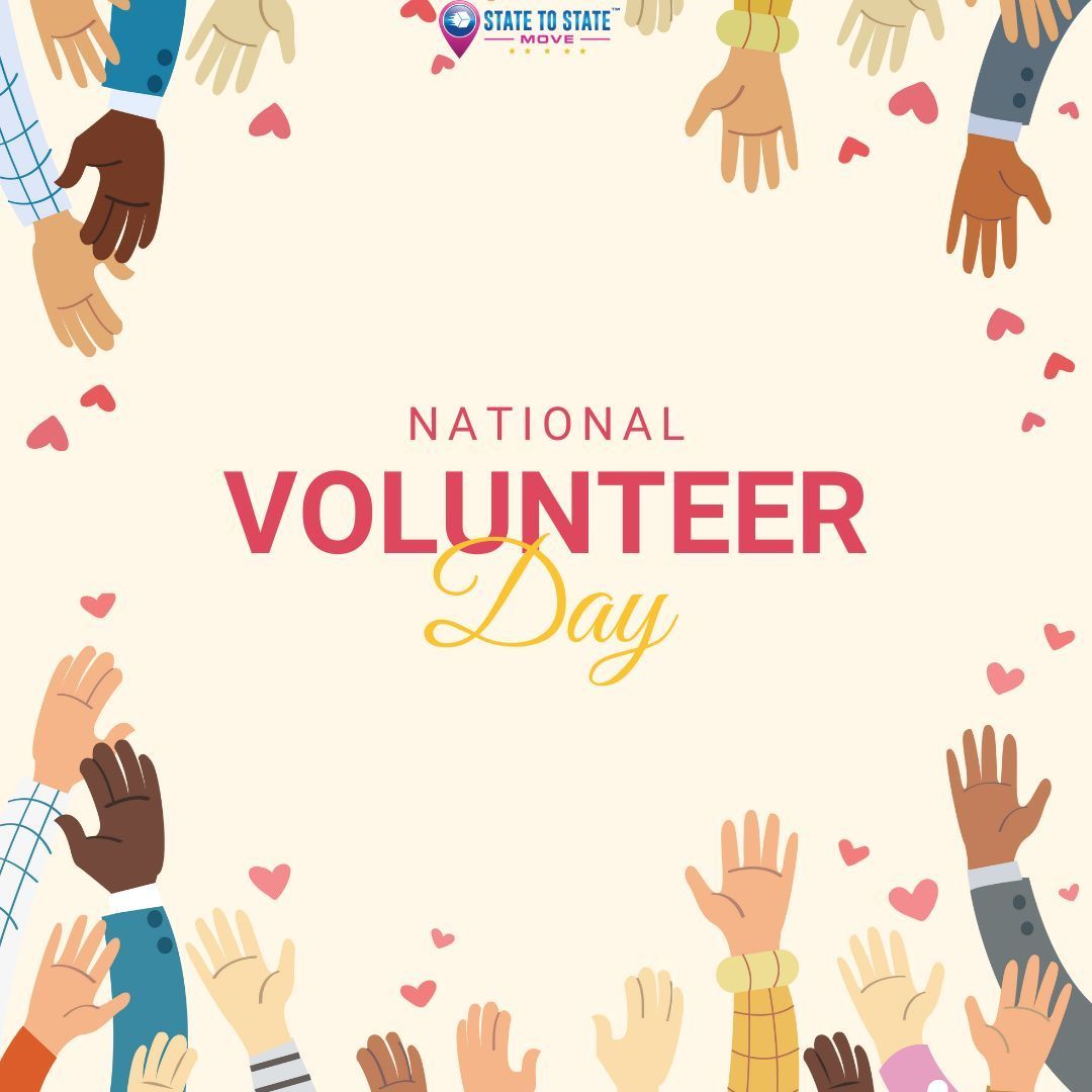 statemovers's tweet image. It's National Volunteer Day! 🎉 As we commemorate the generosity of volunteers, we extend our gratitude to those who lend a helping hand during state-to-state moves. 

#VolunteerHeroes #NationalVolunteerDay #StateToStateMove
#movingcompanies #movingcompany #movingquote #moving