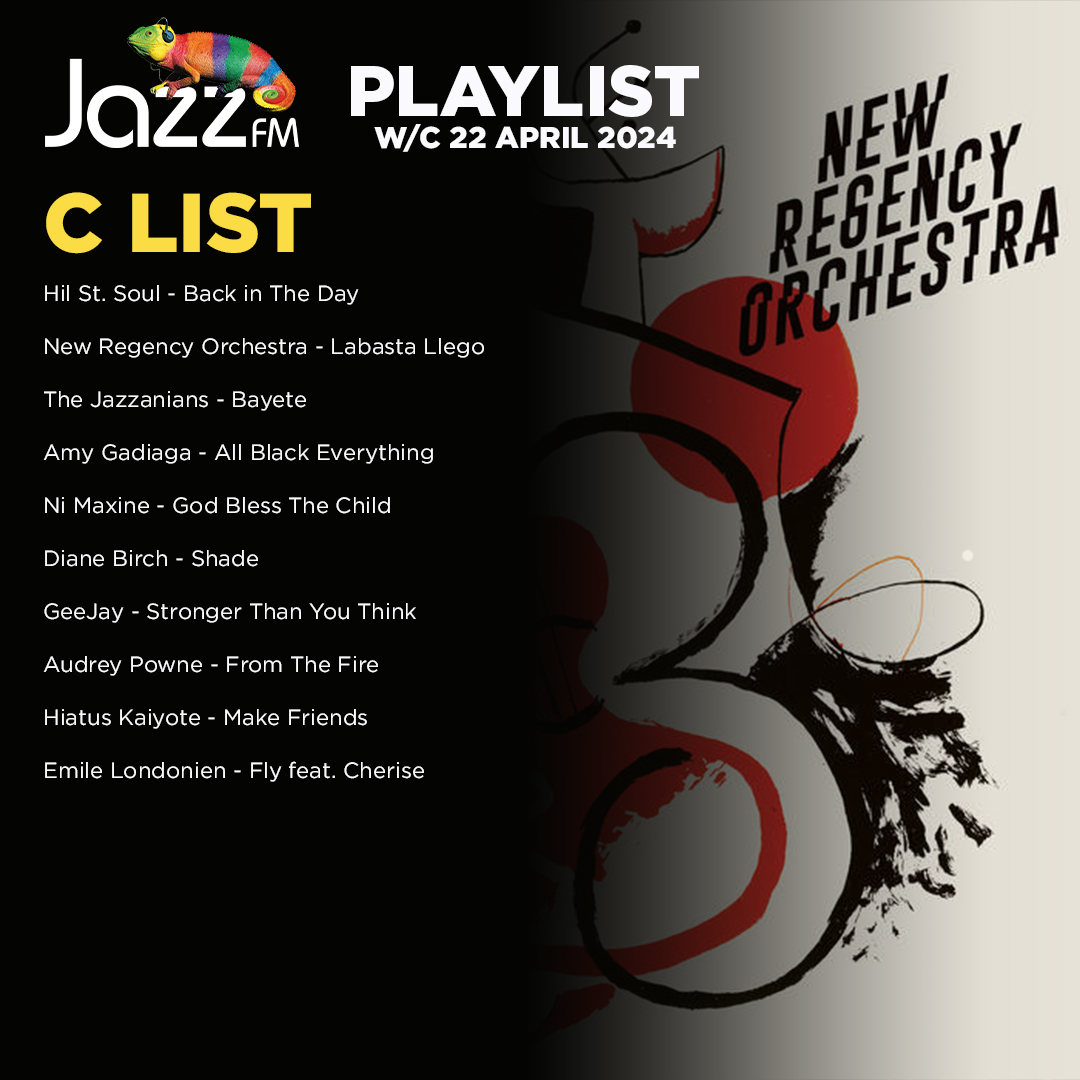 Jazz FM’s Playlist w/c 22nd April 2024 -What do you think? Is your new favourite artist on our list? 🎶 📸 Jordan Rakei, Gary Clark Jr, Amy Gadiaga, New Regency Orchestra | @jordanrakei @GaryClarkJr @gadiaga_amy #JazzFMPlaylist #NewMusic |