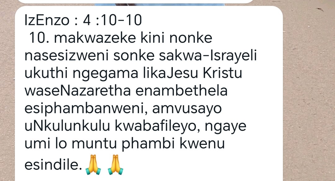 🙏🙏 Ngegama likaJesu 🙌🙌🙌🙌 @UWFM88_106FM #Imvuselelo #UmhloboWenzaKakhulu