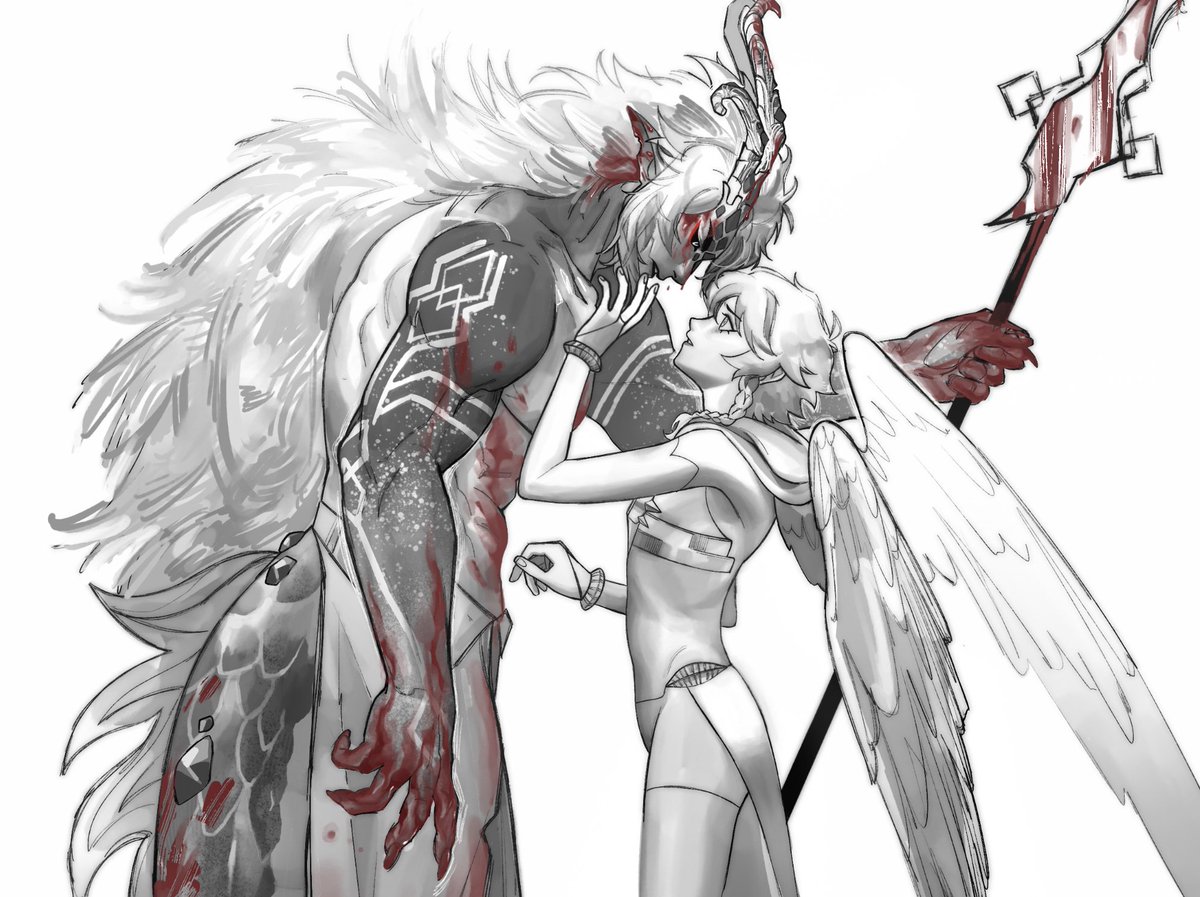 #Zhongven 
Oh to be a god losing a grip on your powers and having an angel who is here to soothe your pain with their mesmerising voice