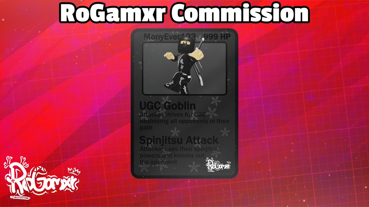 🔥 New commission | TY for ordering
✉️ Order Here: rogamxr-gfx.carrd.co
❤️ Likes + ♻️ Retweets appreciated

#RobloxDev | #RobloxGFX | #commissionsopen