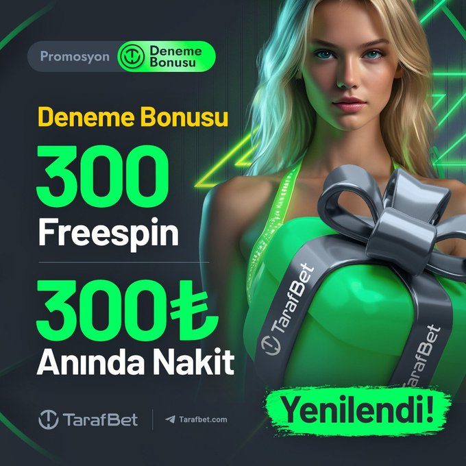 ⚡️KAYIT OL ÖDÜLÜNÜ AL ! 300 TL VE YA 300 FREESPIN HEDIYE 📣1000TL ÇEKİM İMKANI KAÇMAZ BONUS 🆘AYRICA İLK YATIRIMINA 5000TL DİREK NAKİT ! 💚OYNADIKÇA BİRİKEN KUMBARA BONUSU VE AYRICALIKLI FIRSATLAR