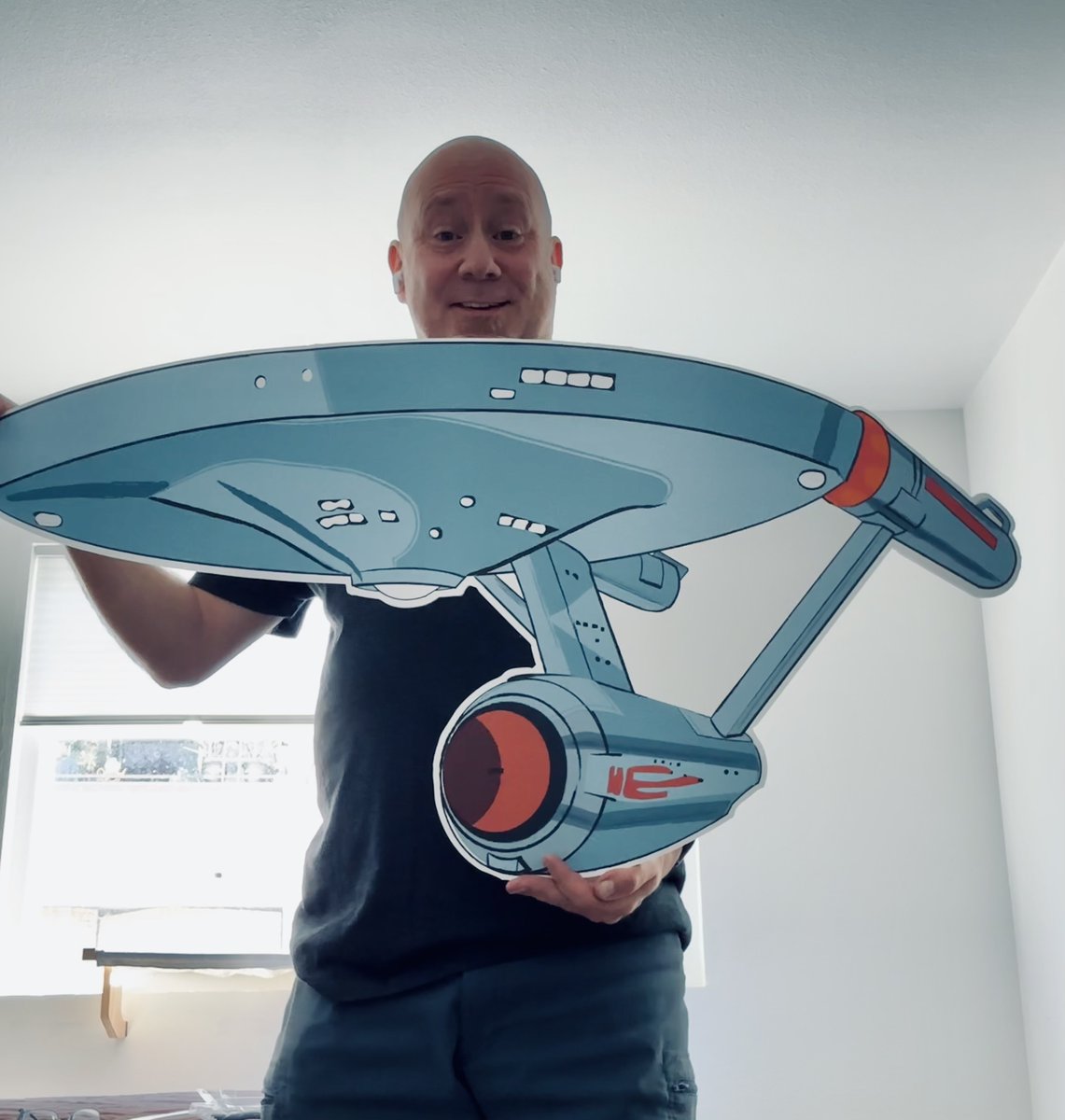 I found the 33' #StarTrekTAS model! It's in surprisingly good condition for being missing since 1974 😉🖖