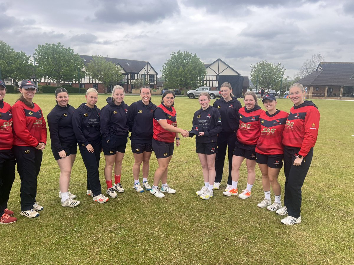 Congratulations Esther Woolley for @RadyrCC & @wh_cc on their debut for the senior women today against Gloucestershire 👏👏