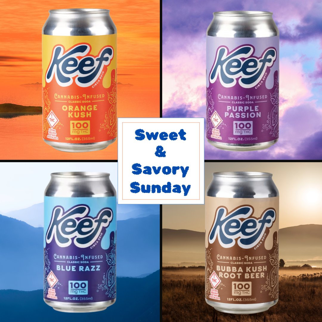 What better way to enjoy this Sunday with a Keef soda? They're sooooo good!! #keef #medicated #drank #tasty #yum #medical #medicine #hybrid #cannabisinfusedsoda #resealable #100mg #ᴛʜᴄ #ınstagood #sweetandsavorysunday #trichomehealthconsultants #thcmed