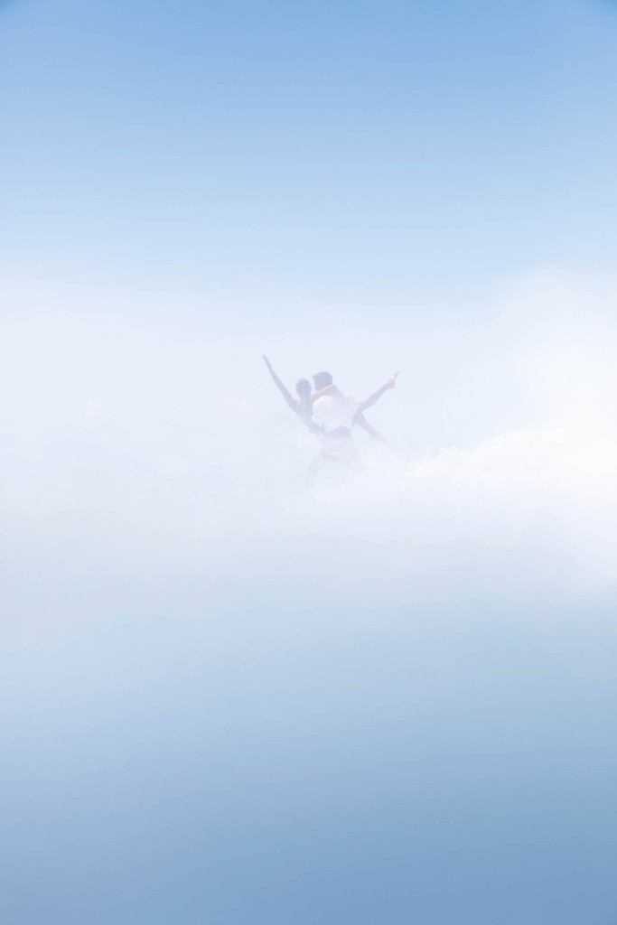 Tandem surfers, Duke’s Oceanfest, Waikiki. “I’d seen a photo series of carnies who did gymnastics on motorcycles,” says photographer Will Adler, “and I wanted to find something like that in the ocean.'