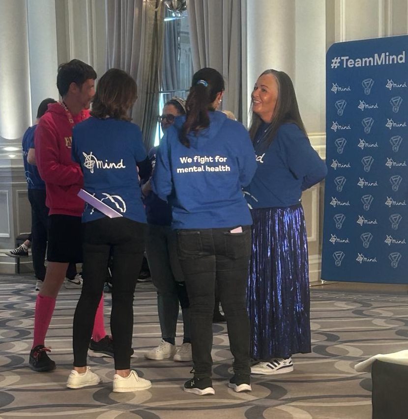 The #LondonMarathon is an experience and we @MindCharity send love and thanks to our 750 runners - you are amazing! I didn’t get a chance to take any photos but here we are at the finish line meeting point waiting for our runners so they got that cuppa we promised! 🥇👏🏻💙