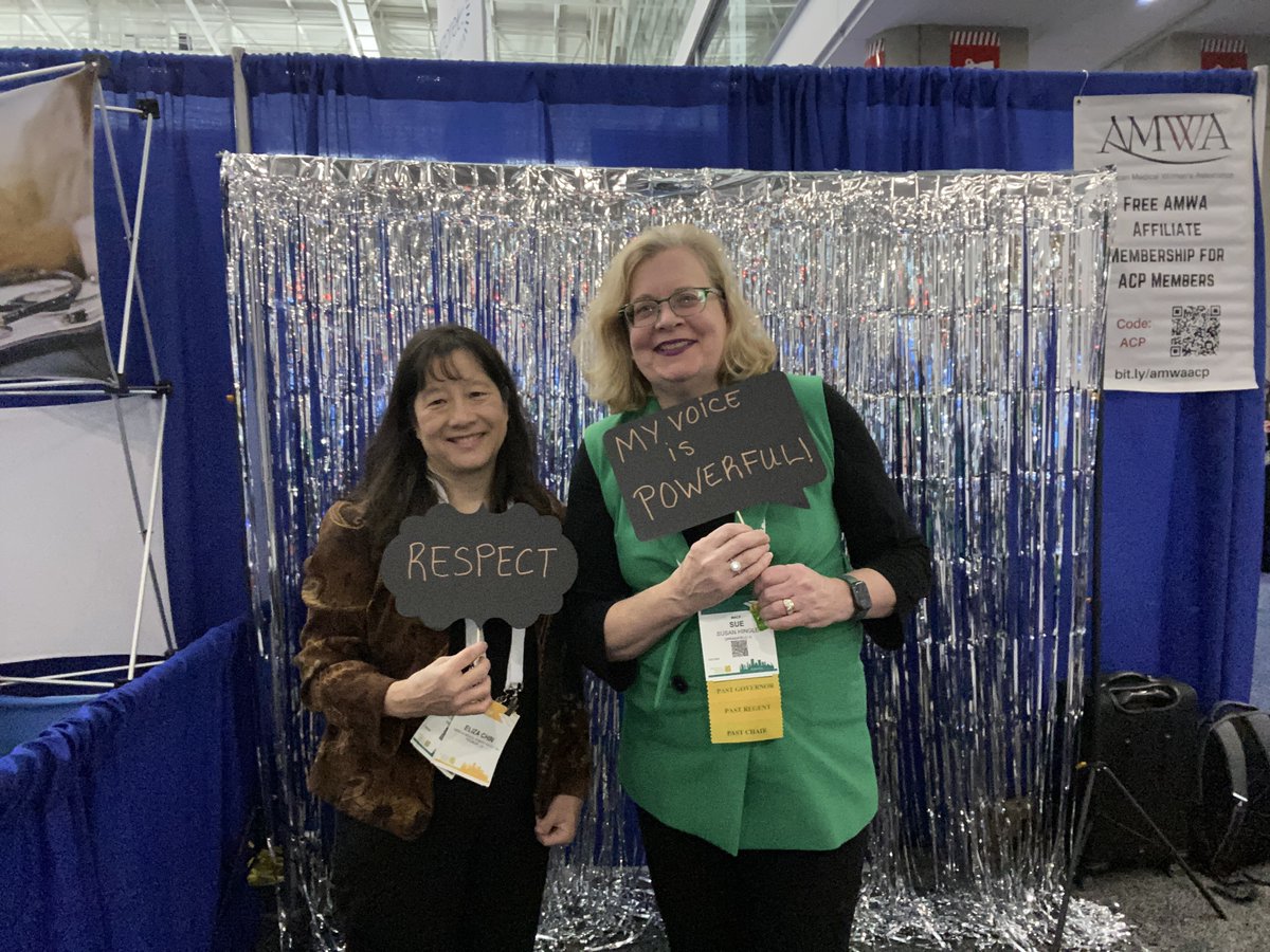 We wrapped up a wonderful time this weekend exhibiting at the @ACPinternistsannual meeting and catching up with AMWA members and colleagues. #IM2024 @SusanHingle @RKuwaMD @ptkirchgraber @AlexJohnstonDO