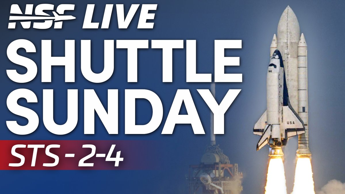 Shuttle Sunday live show for some delving into history! nsf.live/spacecoast