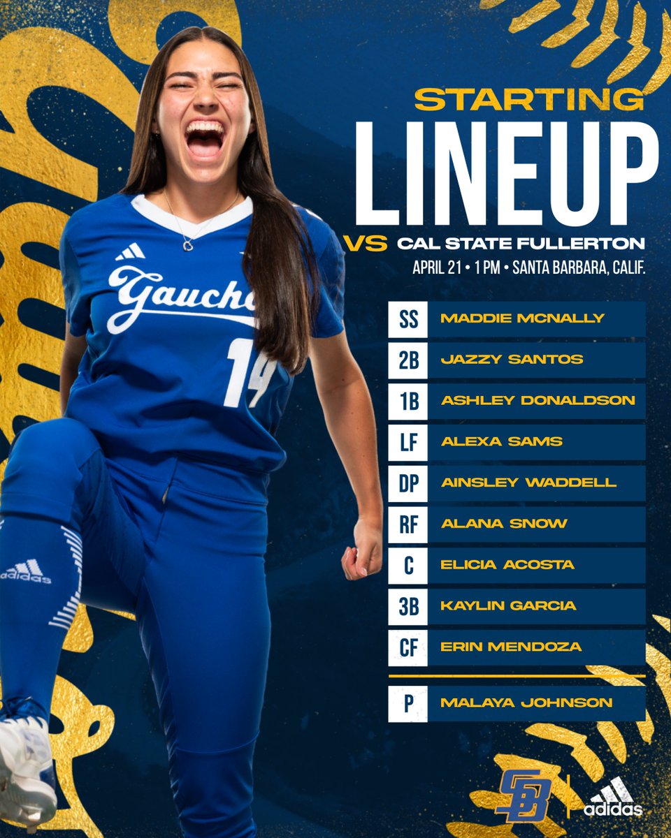 Your Gaucho starting 9⃣ for the series finale! #GoGauchos