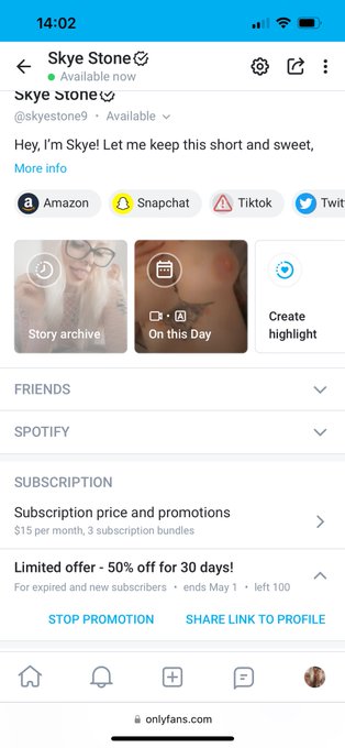 Sales on all my platforms right now ? Yes !!  SkyeStone9 on ALL platforms !! https://t.co/dLMVZRM8bE<a href="/tag/mvsales"class="tags"><span>#mvsales</span></a>