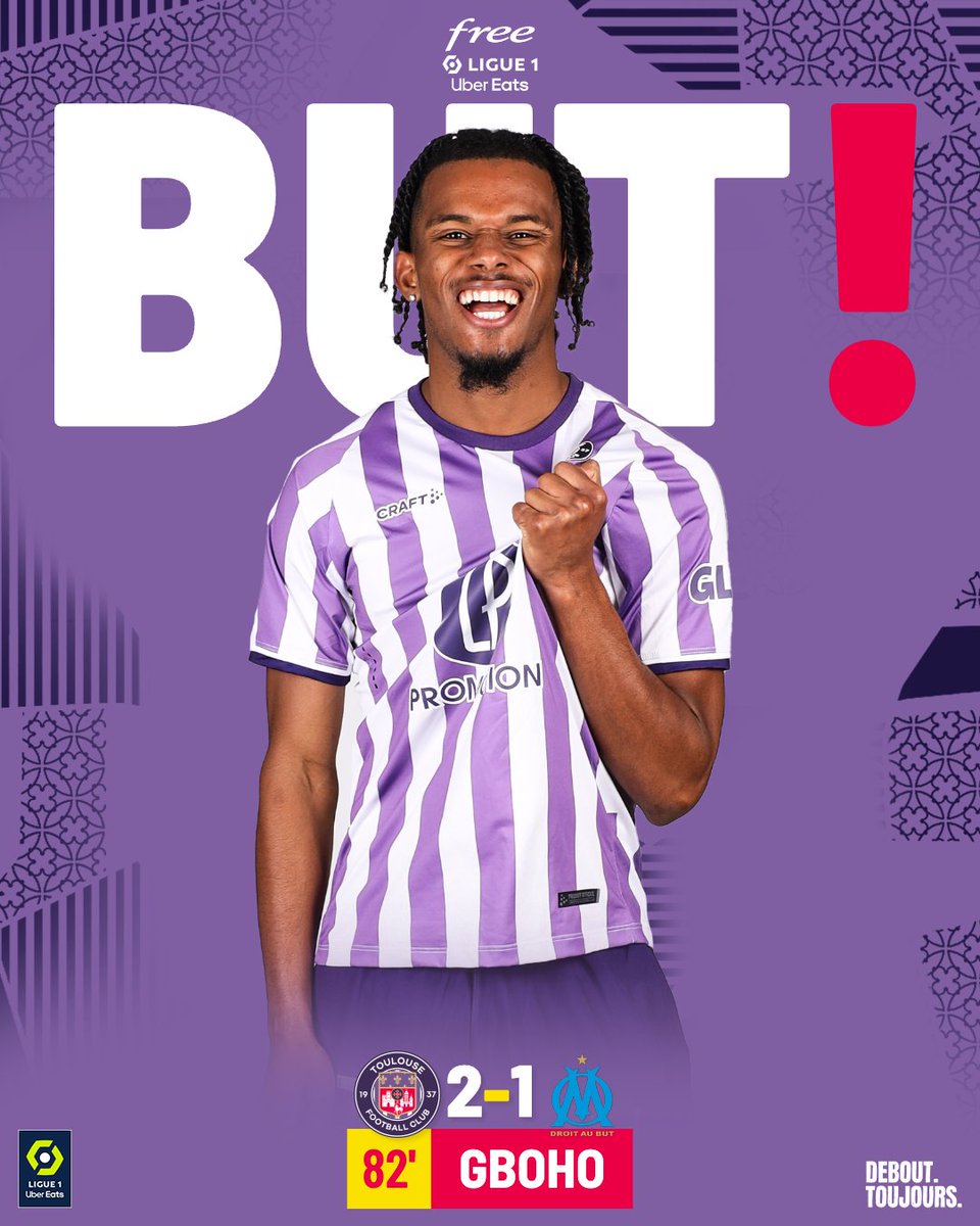 ⏱️ 82'
⚽️ Et d'une puissante frappe sous la barre, Yann fit chavirer le Stadium de bonheur !

Retrouvez gratuitement ce but sur l’app @FreeLigue1 bit.ly/FreeL1

2-1 #TFCOM