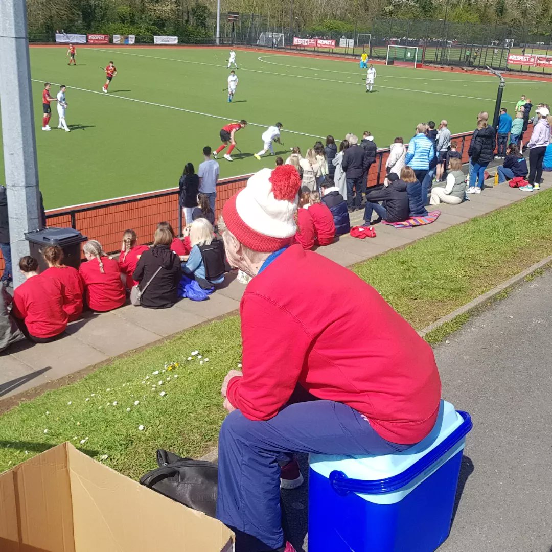 81 years old Kathy came to every game for @colerainelhc 1s this season to support the team and her two granddaughters.....that's what sport gives us #bannsideraider @UlsterHockey @_SportNI