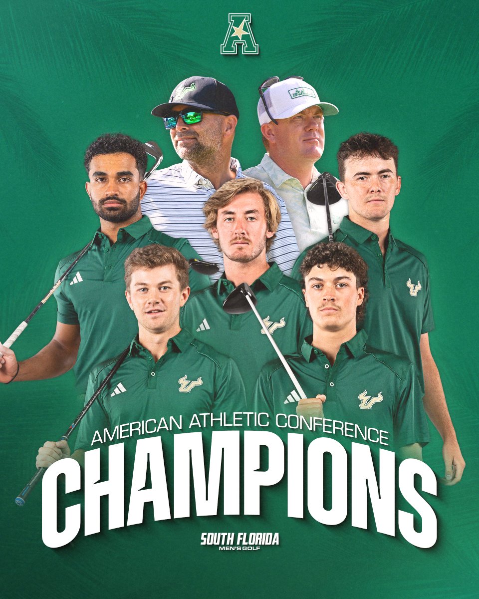 THE CHAMPS ARE HERE!!! The Bulls win the 2024 American Athletic Conference Championship!!! #HornsUp🤘