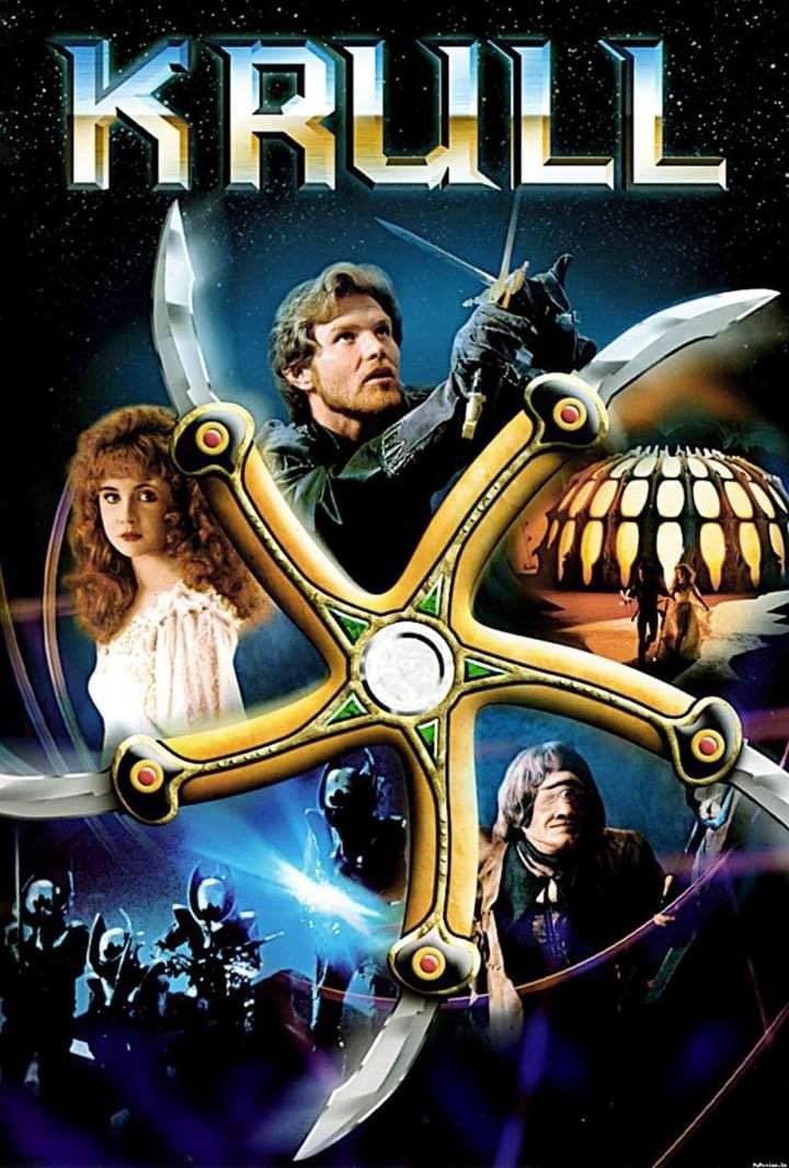 Krull (1983) A prince and a fellowship of companions set out to rescue his bride from a fortress of alien invaders who have arrived on their home planet, Krull. A Worthy (re)Watch with an Iconic Weapon! 

#RetroRewatch #retromovies #80sSciFi #80sMovies