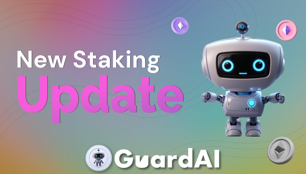 Dear community, ❤️ we would like to share with you that the existing staking pools are now closed. ❌ This means that you will no longer be able to stake new GuardAI tokens ‼️ Every staker will receive 100% of their plan payout. After the expiration period, we will either: A)