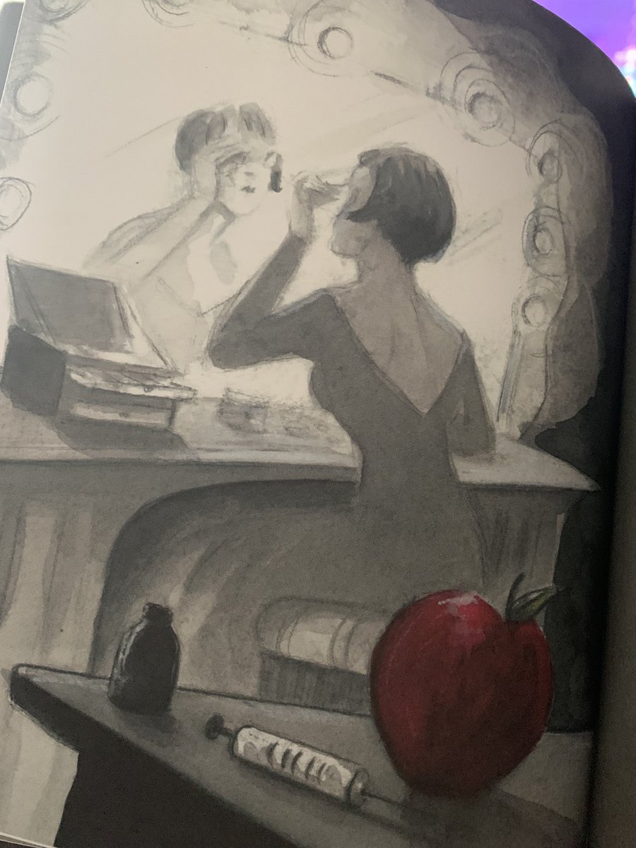 Love this illustration from Snow White 🍎