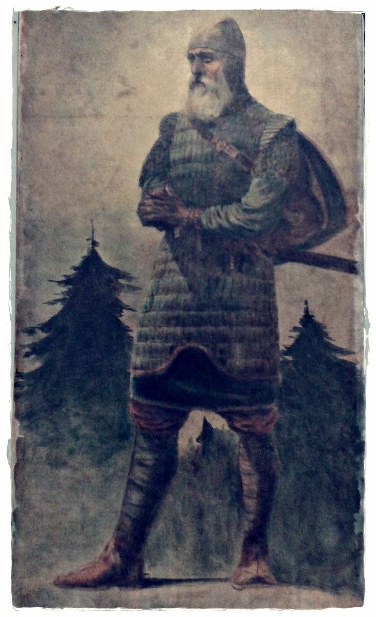 RuffPhilip's tweet photo. "The Pagan King", Semigallian chief Namejs, fought against the German crusaders at the beginning of the 13th century. The "ring of power" worn by Namejs and given to his followers, is now worn as a symbol of being Latvian. #Latvia #Baltics https://t.co/ZXBDVcltxk