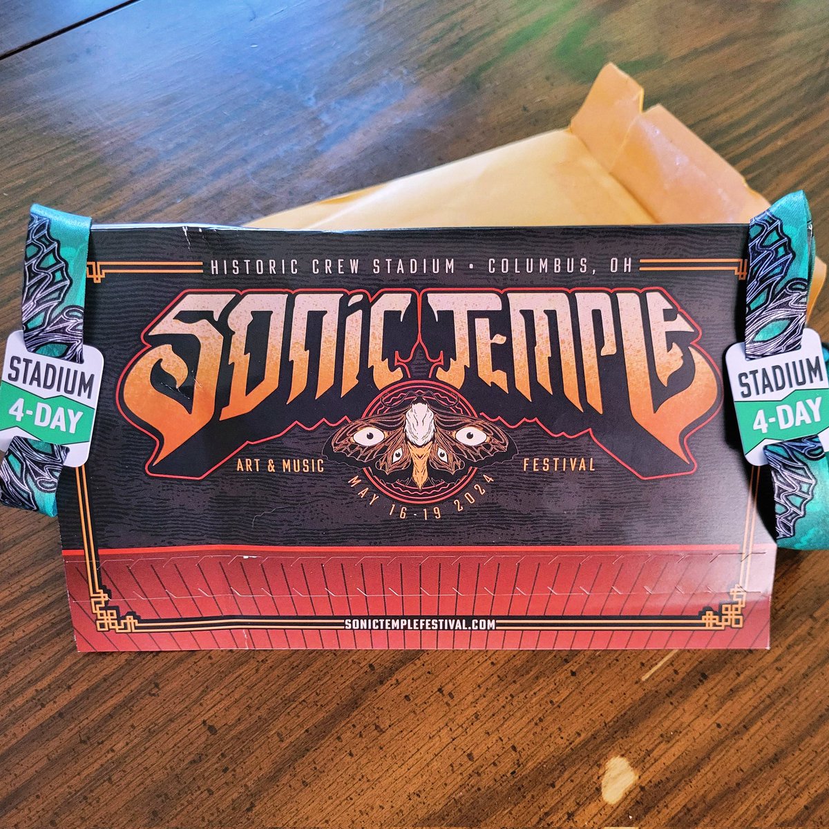 YAY!!!!! Hubby and I got our @SonicTempleFest wristband tickets! So freaking excited! All this just so I could see @BlindChannelFIN in person FINALLY. 😁😉 Can't wait!