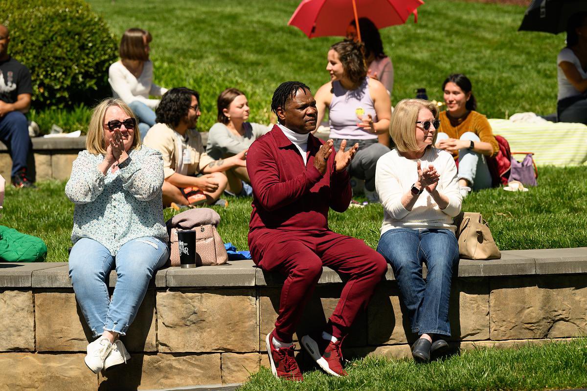 For 30 years Dr. Maya Angelou inspired generations of Wake Forest students to become better writers, thinkers and citizens. Through the annual #MayaAngelou Garden Party, we recently celebrated what would have been her 96th birthday with spoken word, poetry reading and dance.