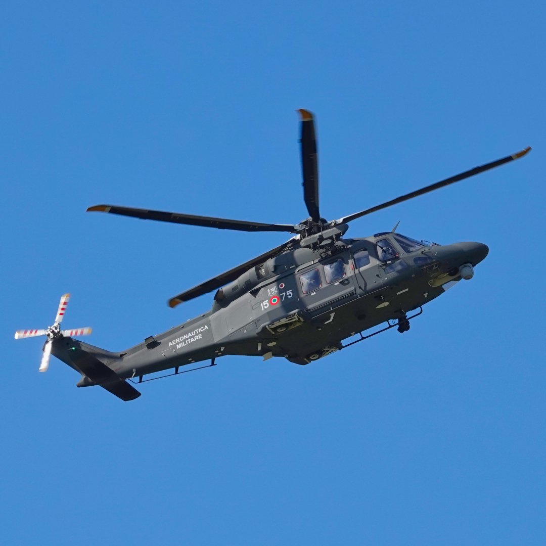 Italian Air Force Leonardo HH-139B MM82038/15-75 displaying at RIAT 23. #riat #raffairford #airtattoo #royalinternationalairtattoo #fairfordairshow #myriat #riat23 #aeronauticamilitare #italianairforce #leonardo #leonardohh139 #hh139 #leonardohh139b #hh139b