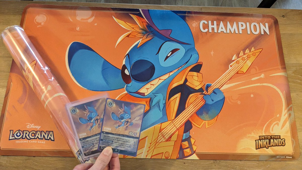 Flaxeau's tweet image. Petit moment de Flex avec top1 et top2 au tournoi Stitch sur Lorcana.
A la semaine prochaine pour essayer de faire les 2 autres 😜