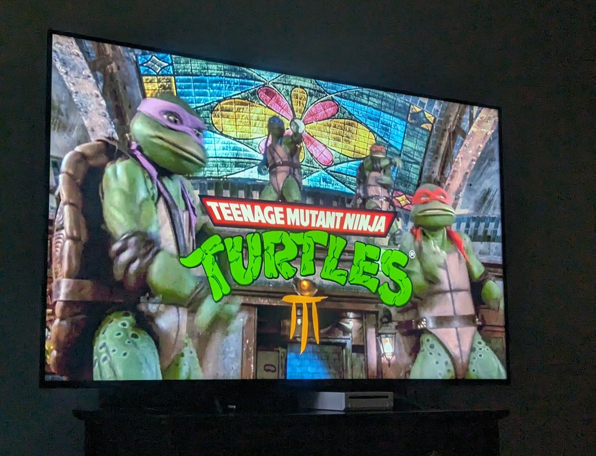 My kind of afternoon with the kids! 
#NinjaTurtles #Retro 🥷🏻🐢
