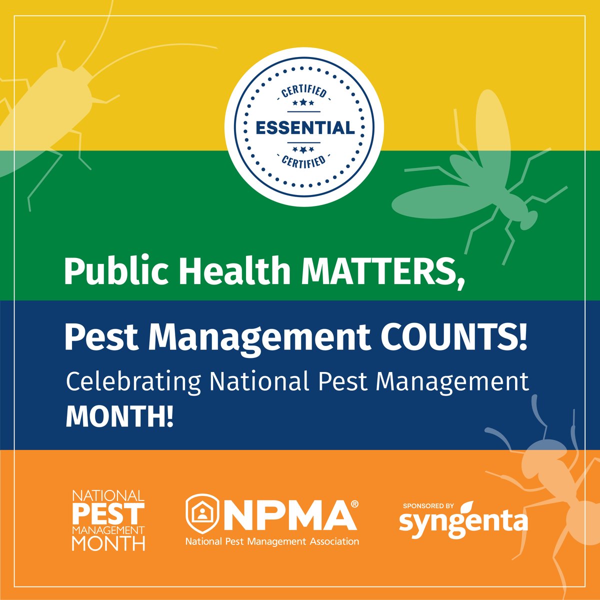 Happy National Pest Management Month! At Champion Pest & Termite, we proudly stand alongside the National Pest Management Association (NPMA) in our shared mission to safeguard public health. 🐜🐞🌱 

#NPMM #HealthAwareness #PublicHealth