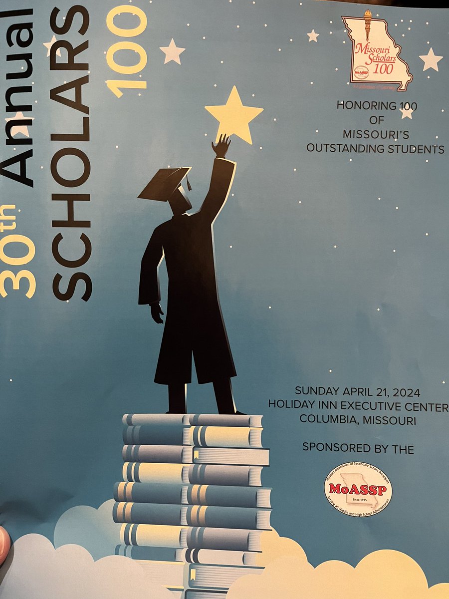 drjbrownfield's tweet photo. Honored today to have the opportunity to celebrate Adam Lupton and Kimberlee Surface at the MO Scholars 100 Banquet. They were named two of the top 100 out of nearly 67,000 seniors this year in the state of Missouri. Congratulations to both of them. https://t.co/Rm7nJBeFmN