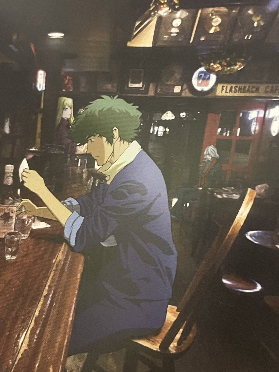 ElusiveJulia's tweet image. Flashback cafe. 🌹 
#CowboyBebop #SeeYouSpaceCowboy 
#SpikeSpiegel #JuliaCowboyBebop 
#SpikexJulia #JuliaxSpike #spikejulia 
#ジュリア #スパイク·スピーゲル 
#カウボーイビバップ