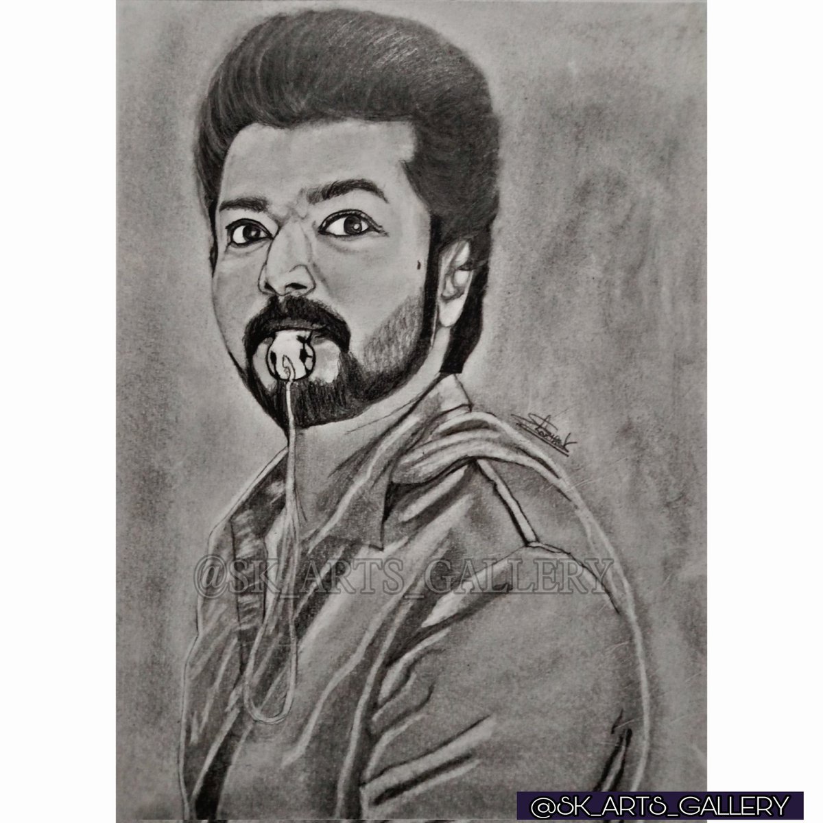 Happy to sketch our Thalapathy Vijay...❤️
.
.
.
.
.
DM me for any pencil sketch
#whistlepodu #csk #GOAT𓃵 #GoatFirstSingle #trending2024 #ags #venkatprabu #preamji #U1 
#artwork #indianart #pencilart