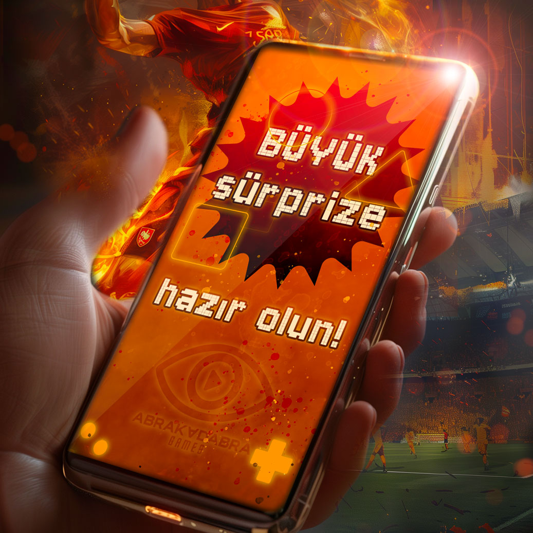 GameAbrakadabra's tweet photo. Eşsiz bir oyuna, büyük sürprize hazır olun! ⚽️📱 Takipte kalın! #mobiloyun  #futbol  #sürpriz https://t.co/xjIeZOdNvX