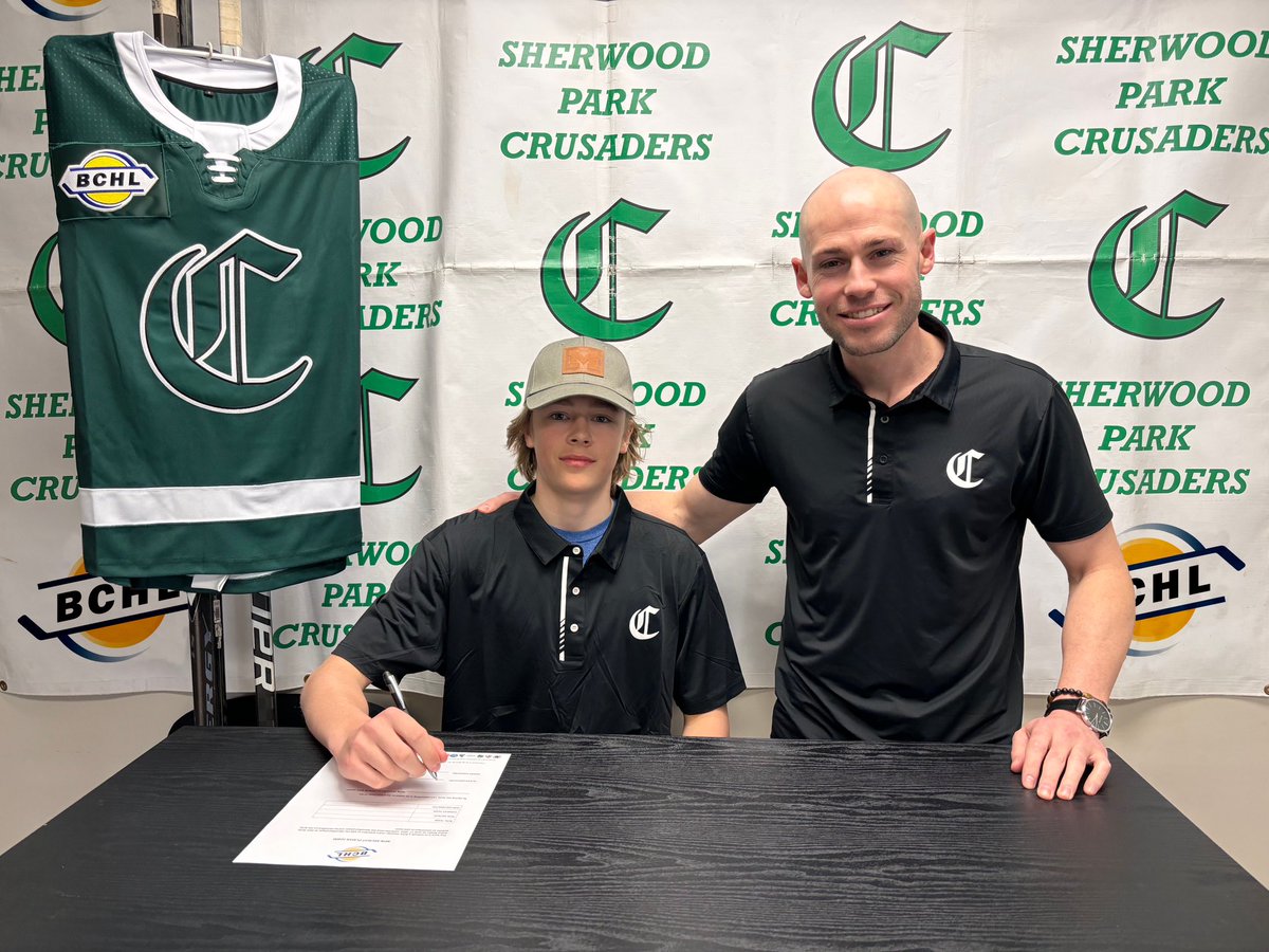 🚨Signing Alert!🚨

We are very proud to announce the signing of forward Noah Kosick (‘08) for the 2024-25 BCHL season!

Welcome to Sherwood Park, Noah!⚔️

Read all the details here: spcrusaders.com/signing-crusad…

#OneCru #BCHL
