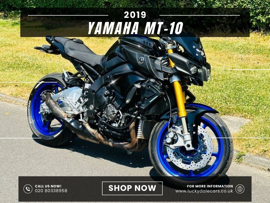 Zoom into adventure with this beastly 2019 Yamaha MT-10 SP! 🏍️ It is ready to hit the road in style. Don't miss out on this exhilarating ride! 🏍💨 bit.ly/Yamaha-MT10-19 Call us now at 020 8033 8958 (or) WhatsApp at 0751 909 8028 #YamahaMT10SP #NakedBike #BikeLife