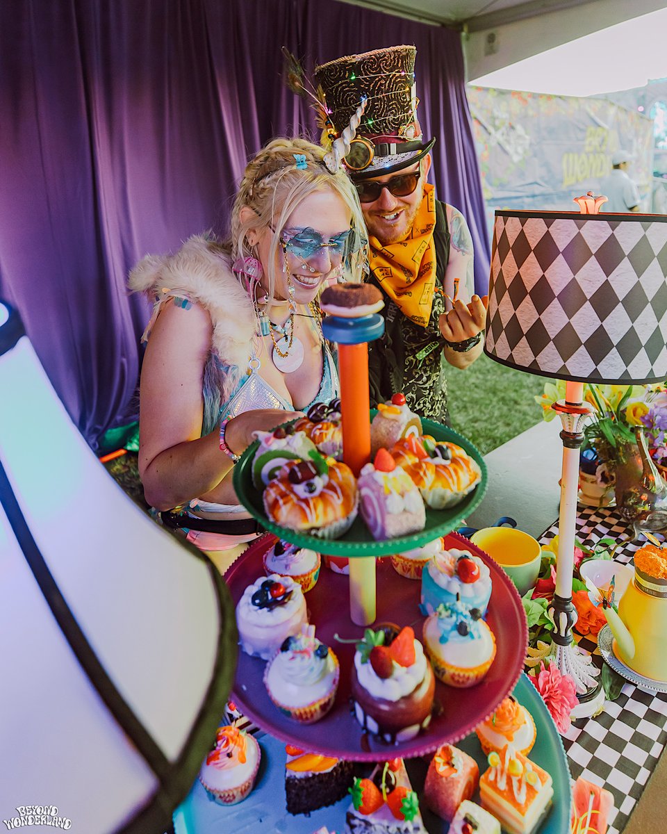 In Wonderland, it's Tea Day every day, but today is National Tea Day everywhere! 🍵🐭 How delightful! 🫖🐇

The #MadTeaParty takes place June 22 & 23, don't be late for these very important dates Down the Rabbit Hole! 🌀🕳️ → link in bio