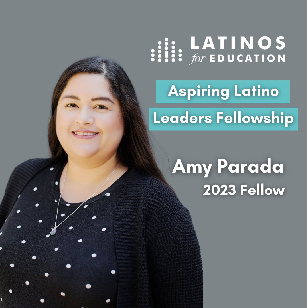 Meet Amy Parada, Associate Director at @RocketshipEd and one of our 2023 Aspiring Latino Leaders' Fellows. A dynamic leader in education equity, Amy's impactful work has drawn thousands at community events. Learn more & apply/nominate for the Fellowship: hubs.la/Q02tyhXb0