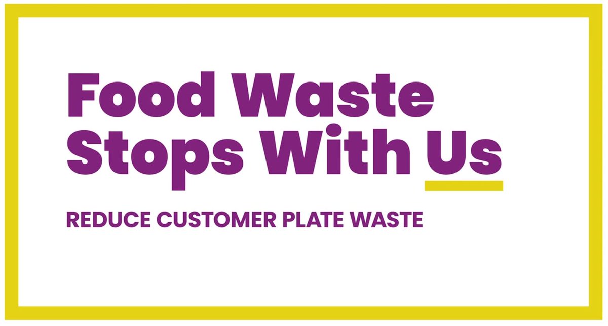 At least half of all food waste in the restaurant industry is from food left on customer plates. Visit foodwastestopswithme.org for food waste prevention videos, resources, or to request assistance from a food waste reduction specialist.