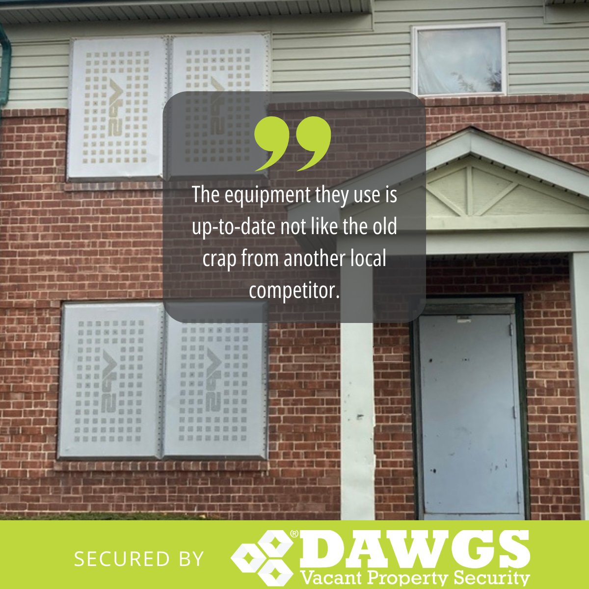 Read our clients! Discover why DAWGS is the go-to choice for securing vacant properties. 💼🔒 #HappyCustomers #Testimonial