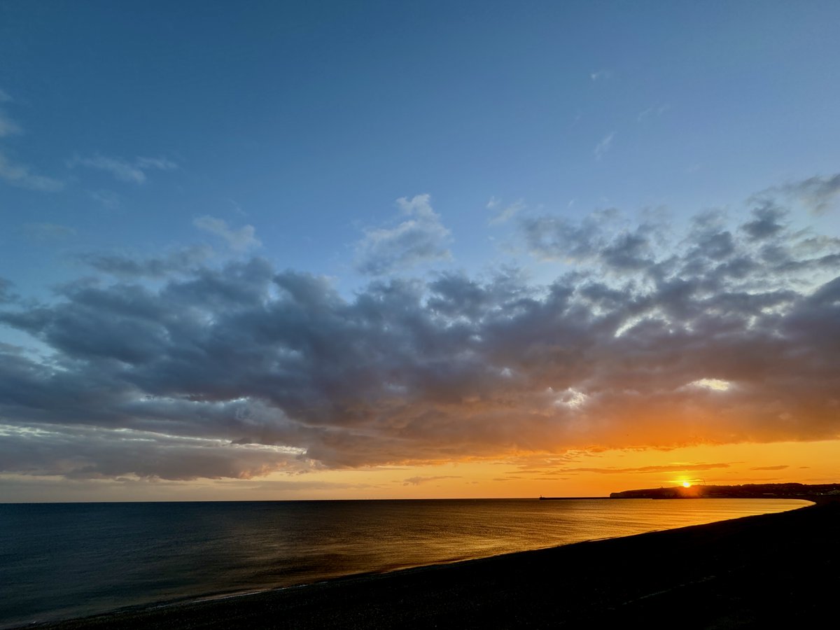 Sunset in Seaford - East Sussex
