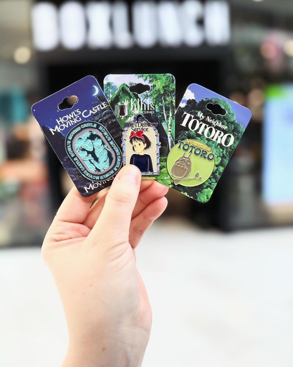 This is your sign to get new #StudioGhibli pins! ✨ boxlun.ch/3Qdnr9b