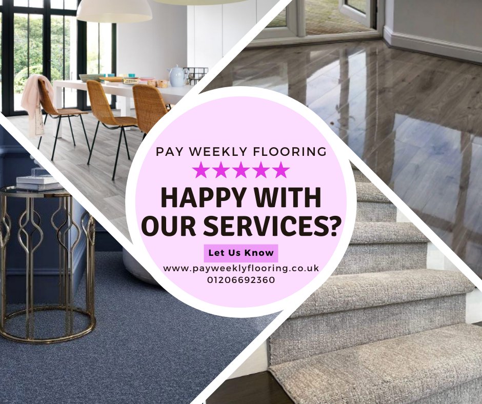 PayFlooringUk's tweet image. Has Pay Weekly Flooring transformed your home? Share your experience with us! 🌟 Leave a review on Google Reviews or Trustpilot and let us know how we&apos;ve helped you achieve your dream space! 🏡✨  #ReviewUs #FeedbackIsKey #HappyCustomers #CustomerSatisfaction #HomeImprovement
