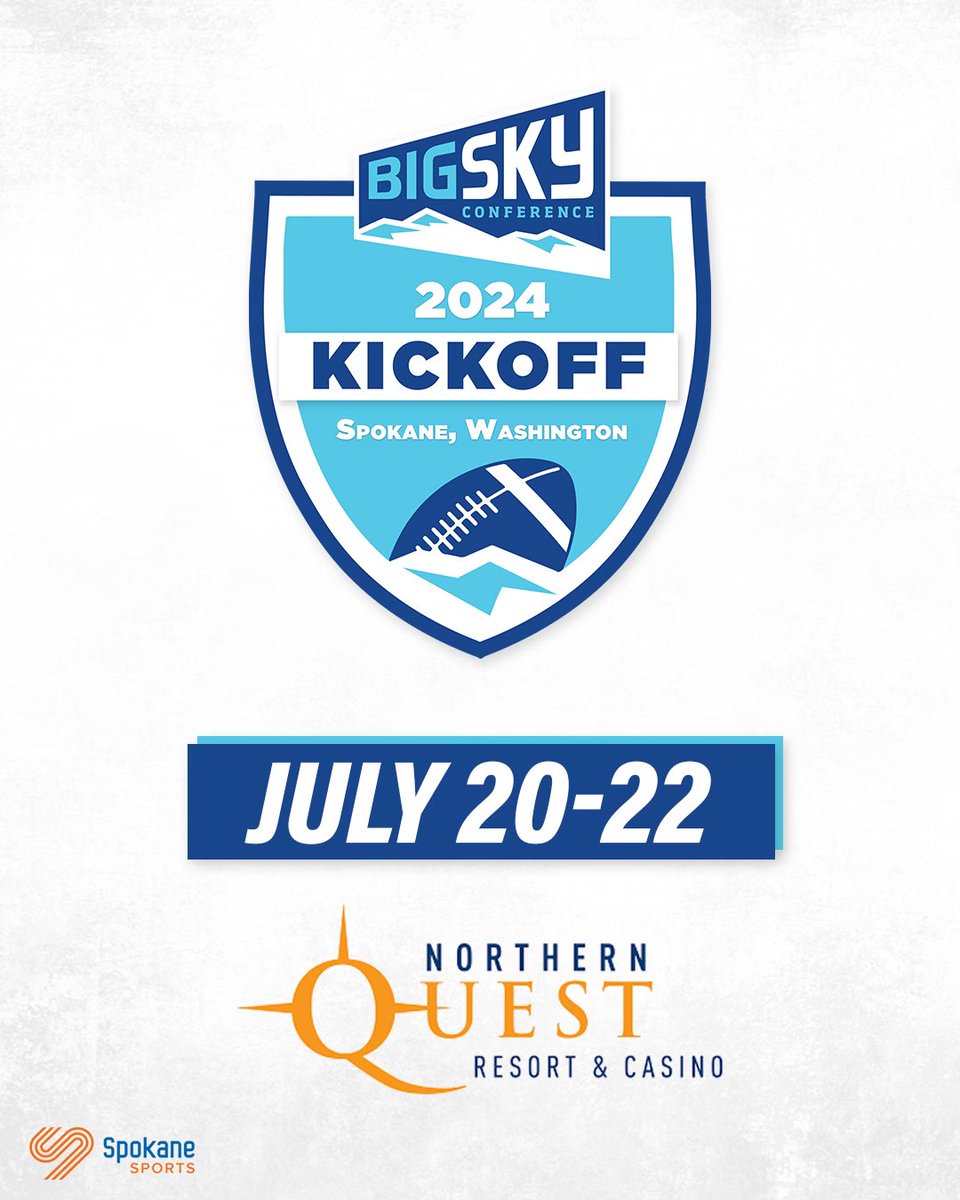 ꜱᴀᴠᴇ ᴛʜᴇ ᴅᴀᴛᴇ 📆 

The @BigSkyFB Kickoff Weekend returns to Spokane this July 20-22 

#ExperienceElevated