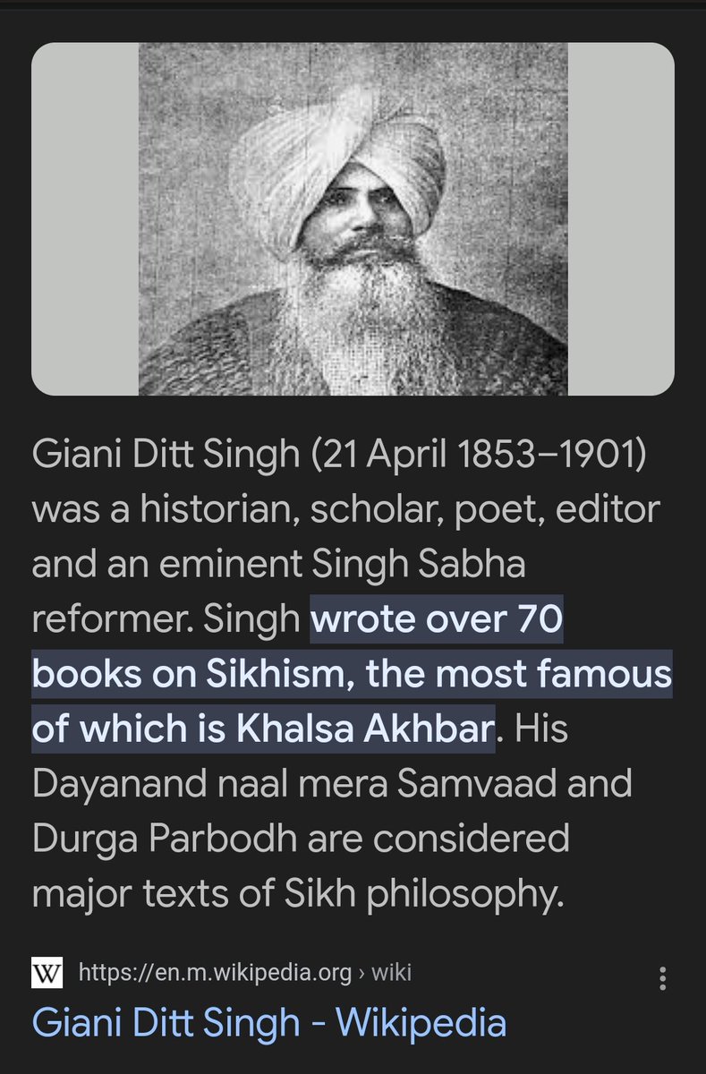 Marking Birth anniversary of Great SIKH Leader who opposed Arya samaj and Hindutavdi Soch. Respect for Legend⚔️⚔️🦅🔥