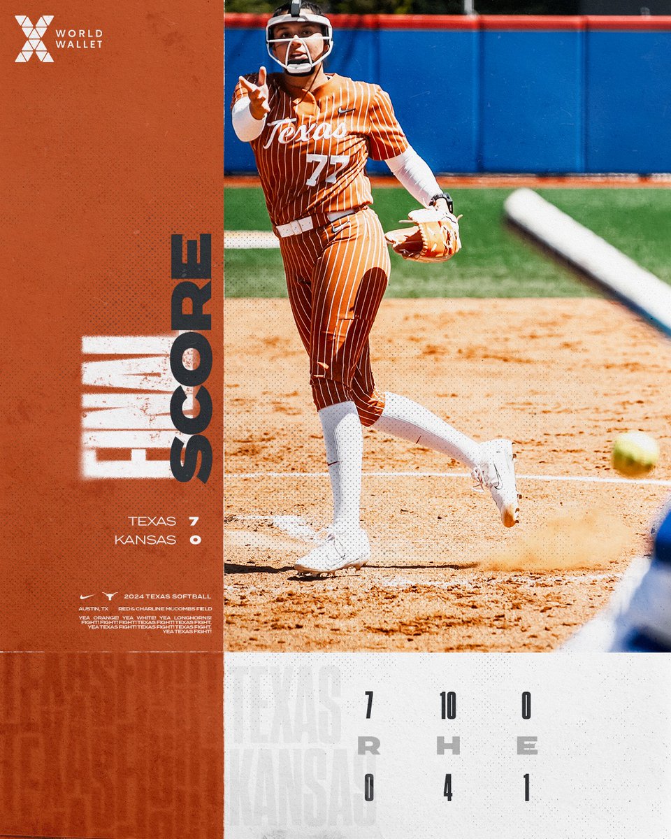complete game shutout 🤘

#HookEm | <a href="/TexasLonghorns/">Texas Longhorns</a>