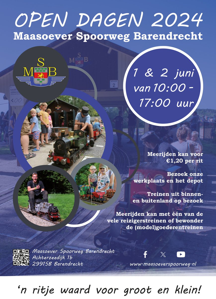 maasoever's tweet photo. Het aftellen is begonnen, over iets meer dan een maand zijn onze open dagen! 🚂🤩 Een weekend lang komen er modelbouwers uit binnen- en buitenland met hun locomotieven bij ons op bezoek. 🚆Van 10 tot 17 uur rijden de treinen in het rond.📷 🚅Staat het al in jouw agenda genoteerd? https://t.co/Ej8JwRZmqa