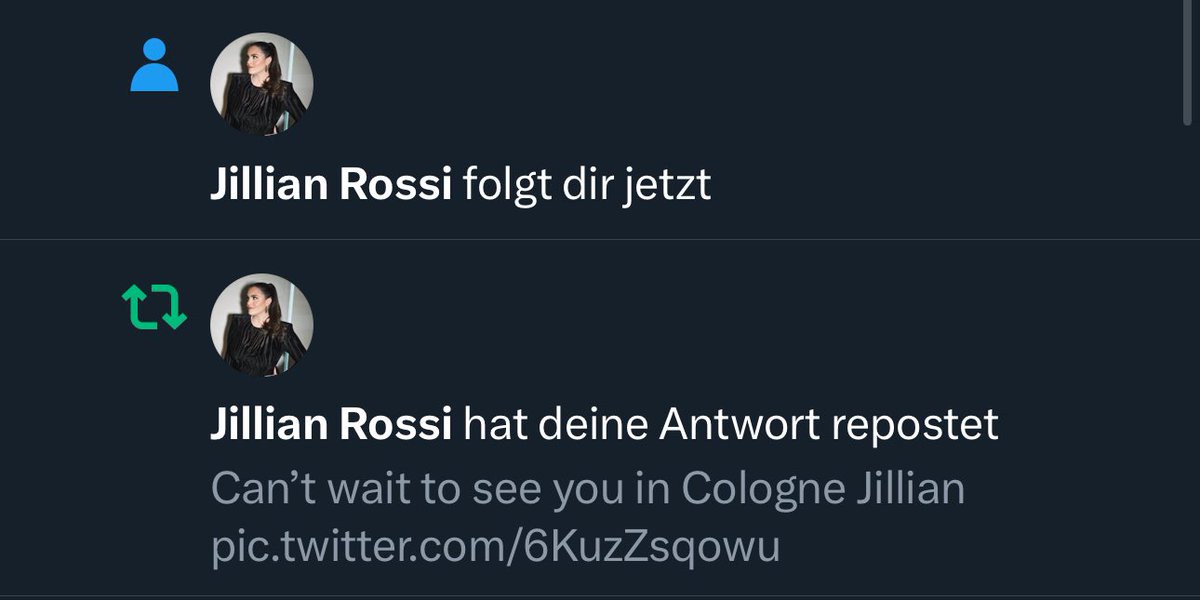 Just saw that🥺 thank you so much for the follow @jillianxrossi ❤️‍🩹