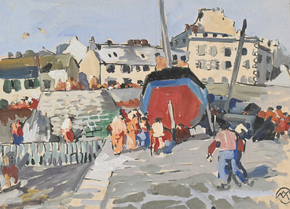 Douarnenez, barques sur le quai ✨ 26X36 〽️athurin 〽️éheut