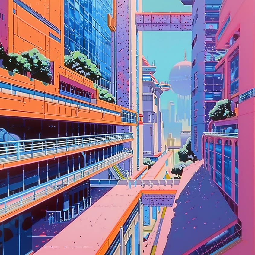 Pastel Metropolis⁠
⁠
#cityscape #futuristic #urbanjungle #pastelcolors #digitalart #retrofuturism #architecture #skybridge #neoncity #futureaesthetic #scifiart #digitalpainting #urbanexploration #speculativecity #cyberlandscape #artshare #creativefutures