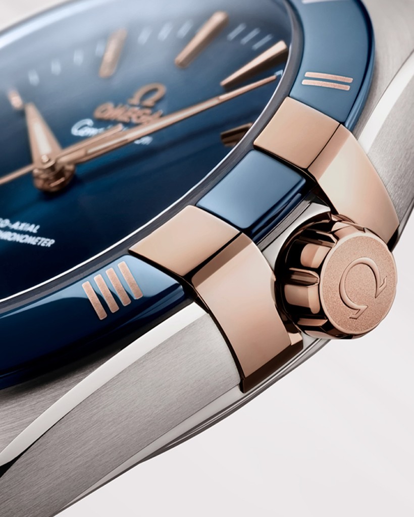 OMEGA Precision. The 41 mm Constellation in stainless steel and 18K Sedna™ Gold, with sun-brushed blue dial, and polished blue ceramic bezel.

#OMEGAPrecision #OMEGA #LuxuryWatches #Watches #Luxury #MRobinsonFineJewelers #AustinTX #BeeCave