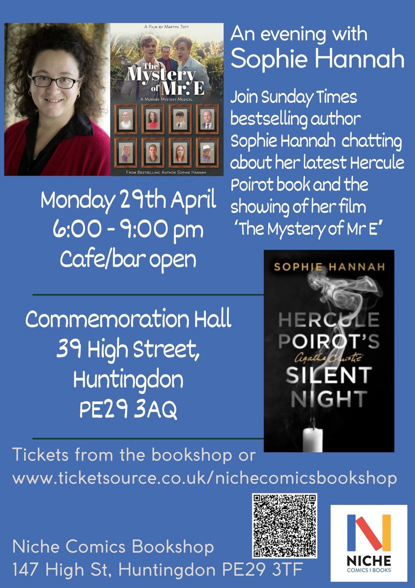 Next Monday, 29 April! In Huntingdon! Come along!